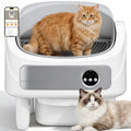 Bac à litière autonettoyant connecté pour chat